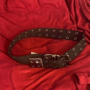 Black Grommet Belt